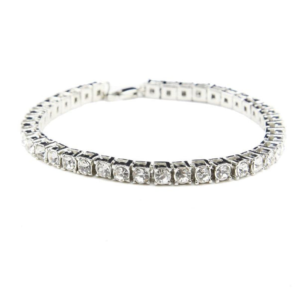 14k Gold Plated Rhinestone Bracelet