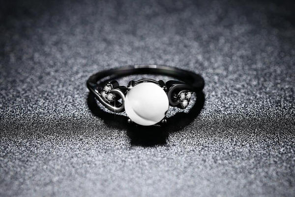 Black Opal Ring