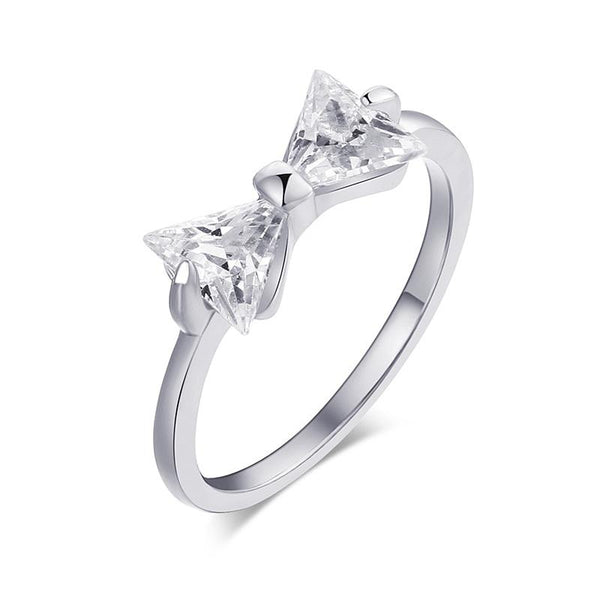 Crytal Bow Ring