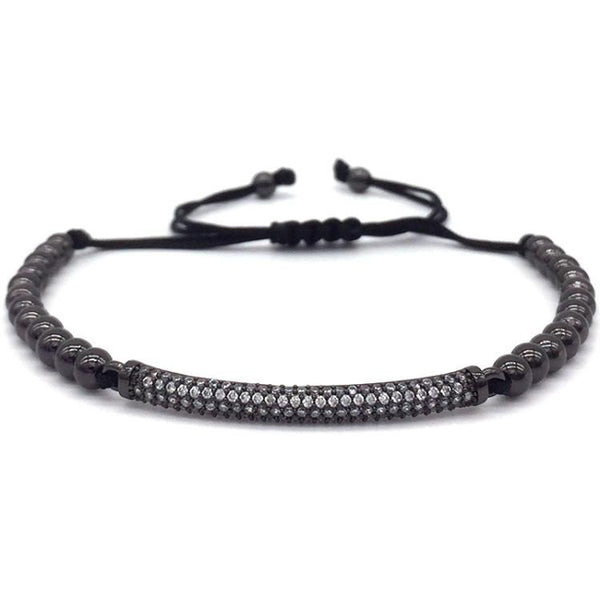 Cubic Zirconia Tube Bracelet