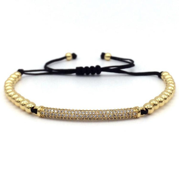 Cubic Zirconia Tube Bracelet