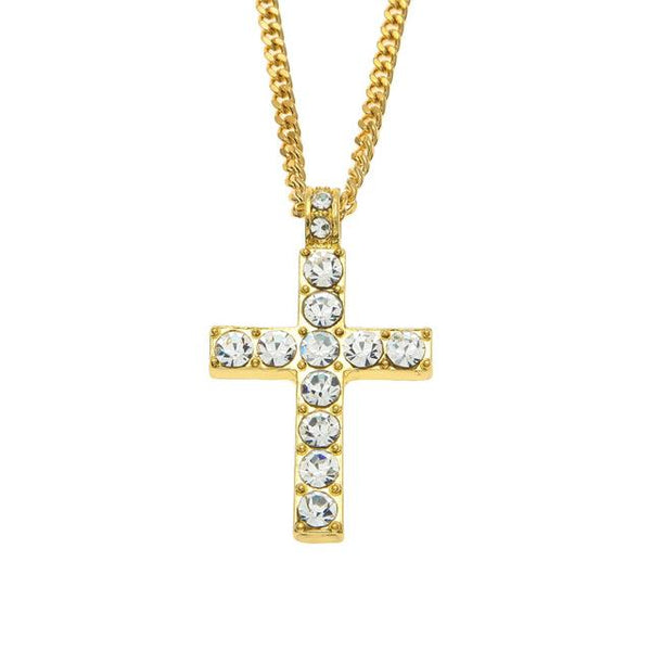 Iced Cross Necklace