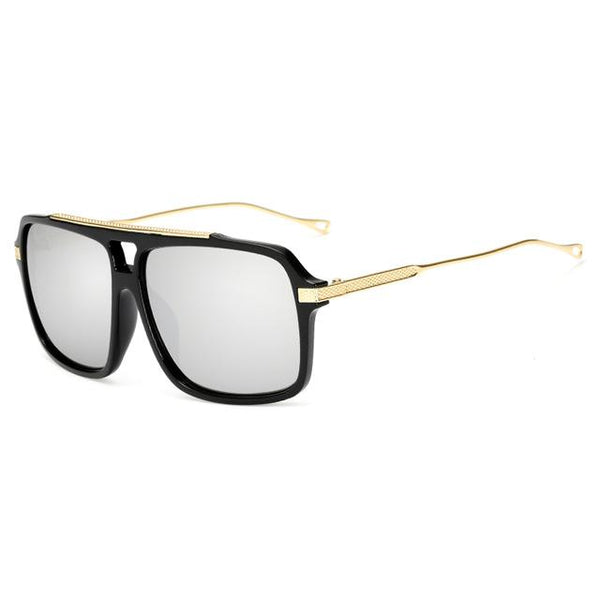 Oversized Gold Arm Sunglasses