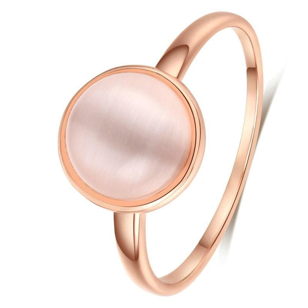Round Opal Ring