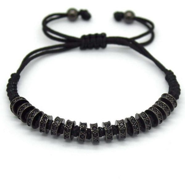 Studded Cubic Zirconia Macrame